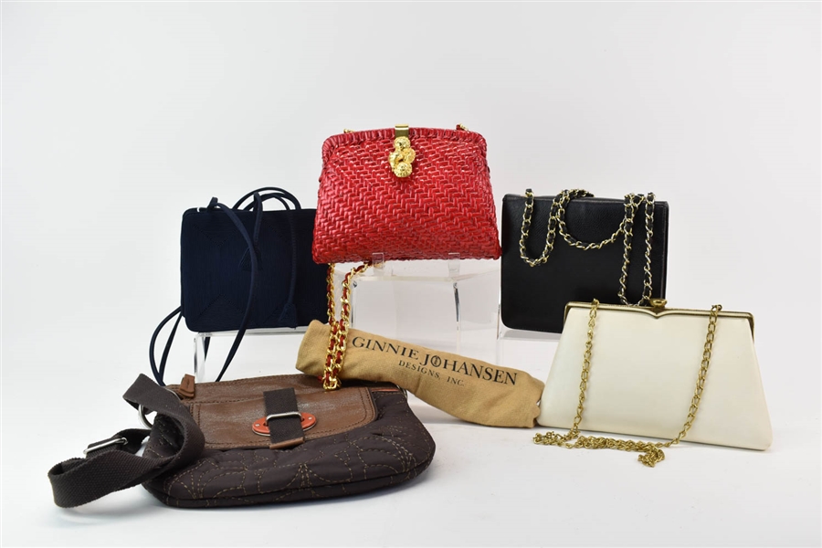 Group of Assorted Vintage Handbags and Clutches
