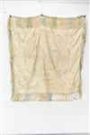 Antique Two-Piece Silk Needlework Shawl