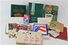 Group of Assorted Foreign World Stamp Albums