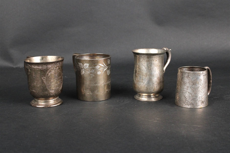 Two English Sterling Silver Cups