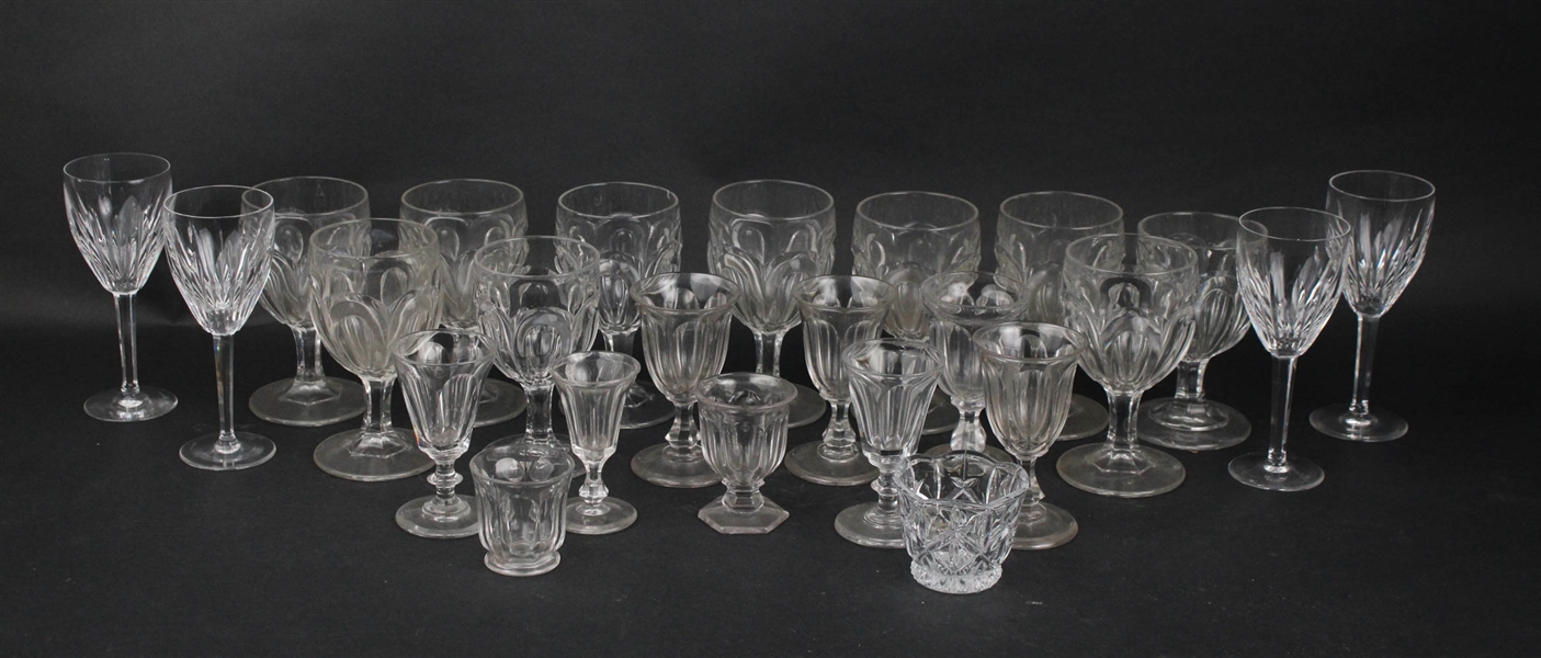 Four Waterford "Carina" Pattern Wine Glasses