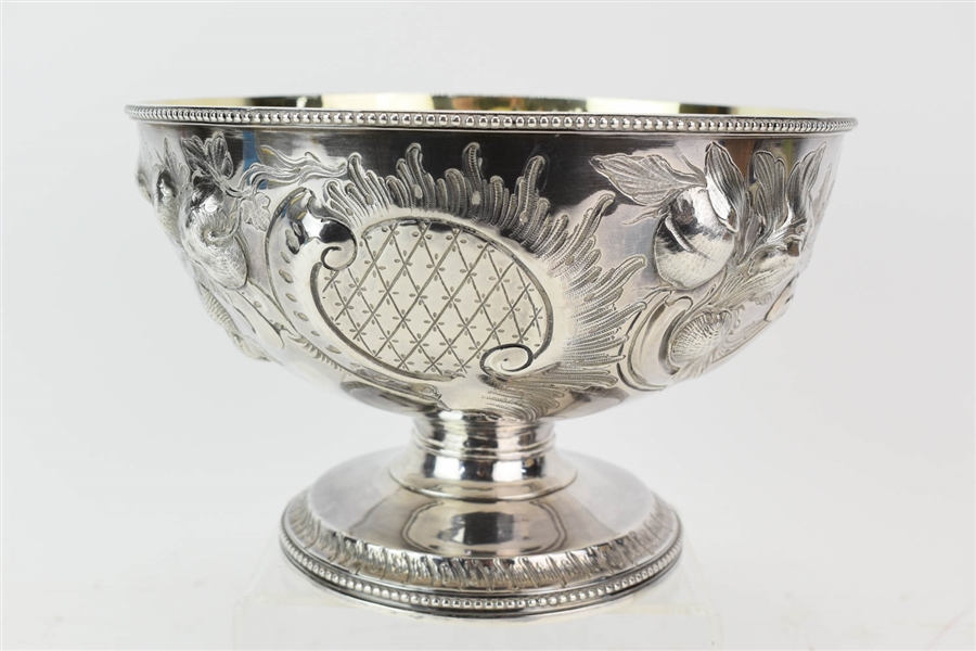 Vintage English Sterling Footed Center Bowl