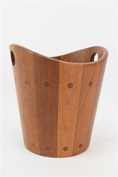 Vintage Modern Siamese Teakwood Ice Bucket