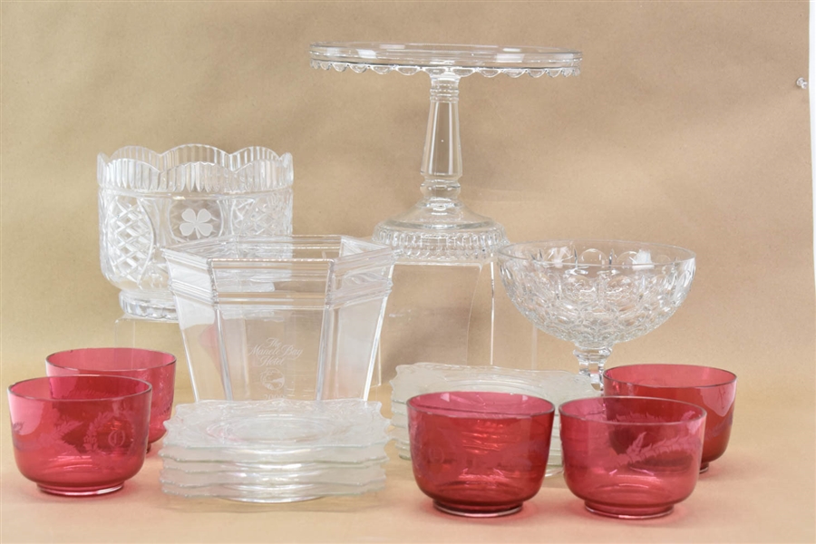 Group of Assorted Glassware and Table Articles