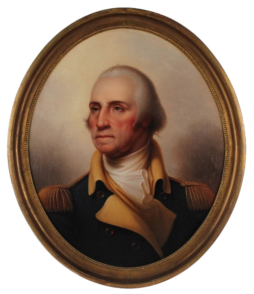 Oil on Canvas, Portrait of George Washington