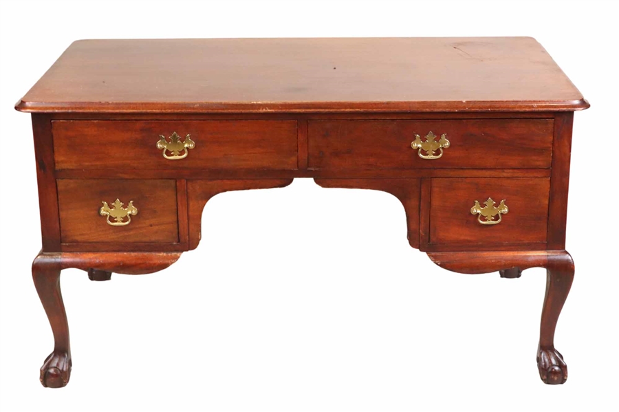 Chippendale Style Mahogany Writing Desk