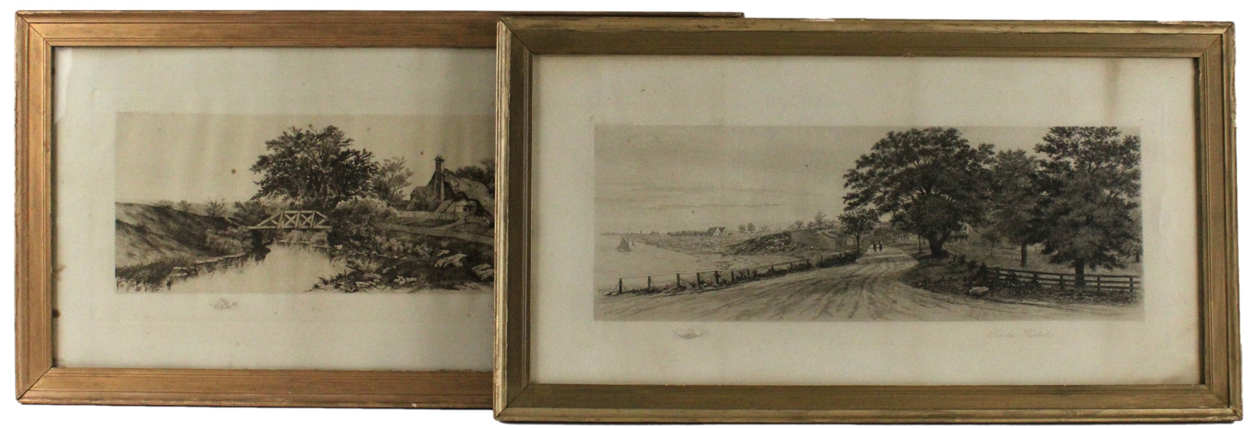 Two Pastoral Landscape Prints, Westerley & Gondel