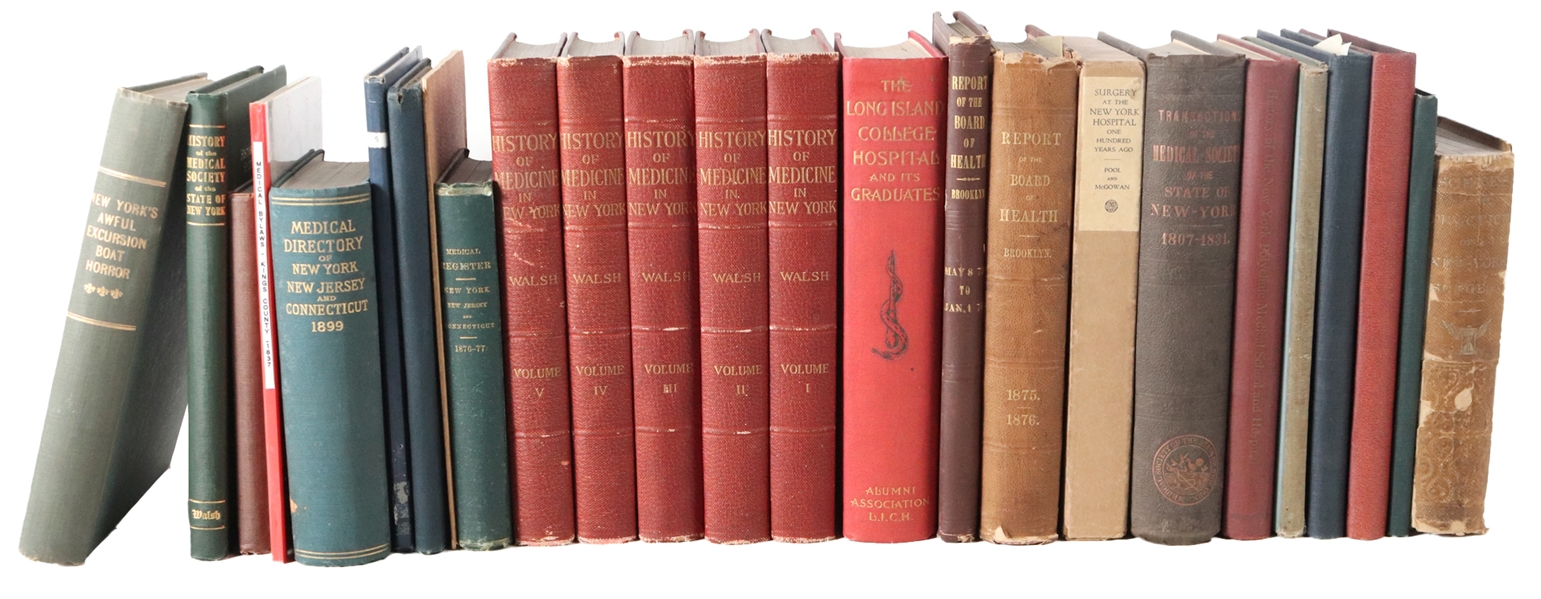 Group of Books on Medicine in New York