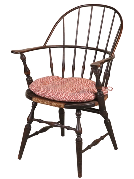Windsor Rush Seat Armchair