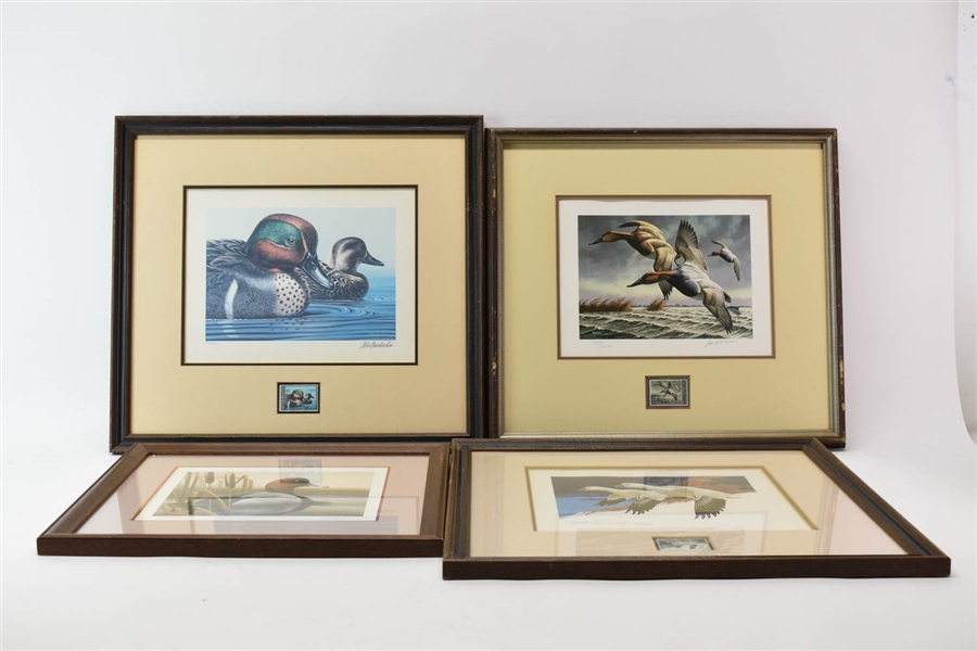 Group of Three Assorted Duck Stamp Prints