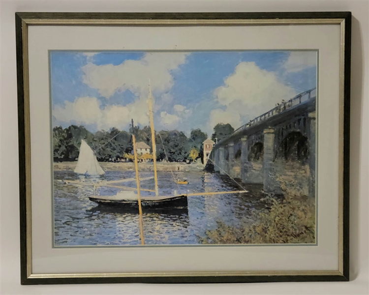Print, Claude Monet, The Bridge at Argenteuil