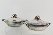 Pair of Christofle Covered Vegetable Dishes