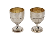 Two English Sterling Commemorative Horse Cups