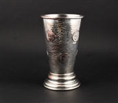 Large Plated Tavern Gaming Cup with Dice at Base