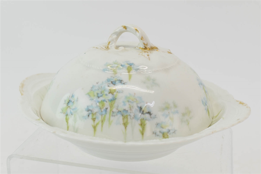 Theodore Havilland Limoges Covered Butter Dish