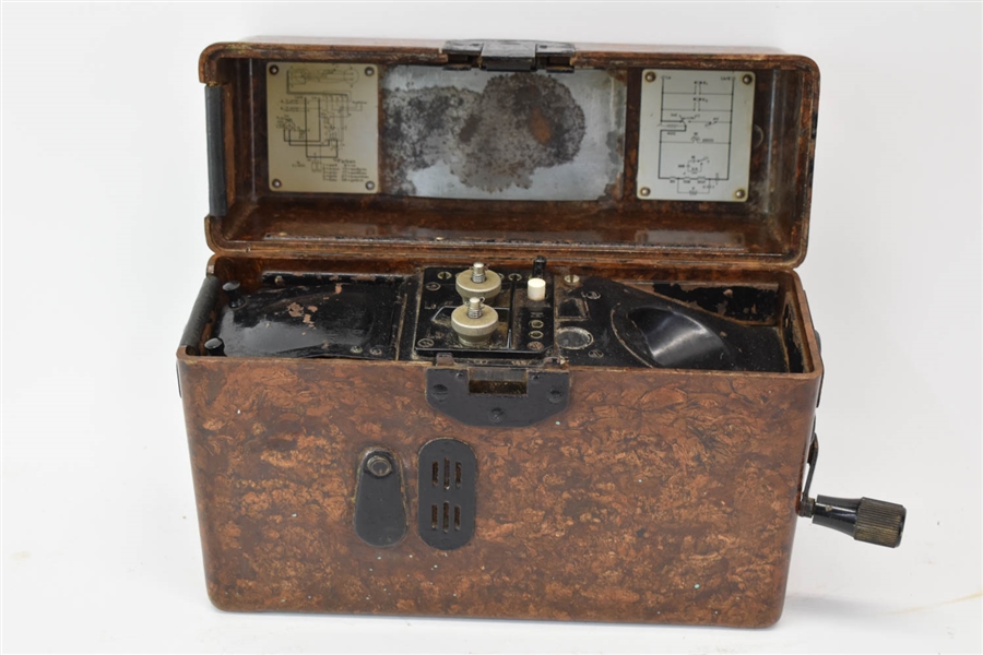 German WWII Feldfernsprecher 33 Field Telephone