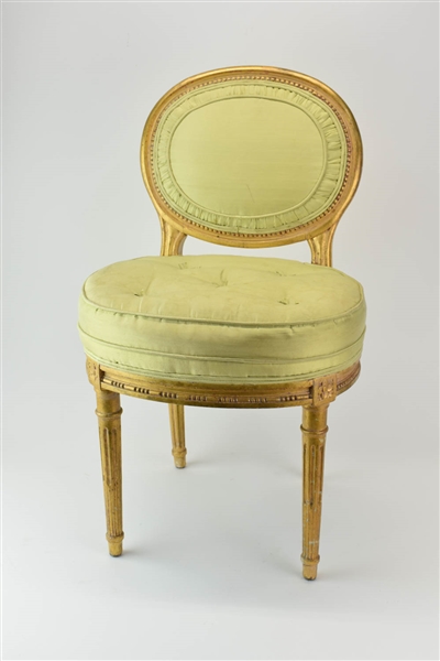Louis XVI Style Boudoir Chair