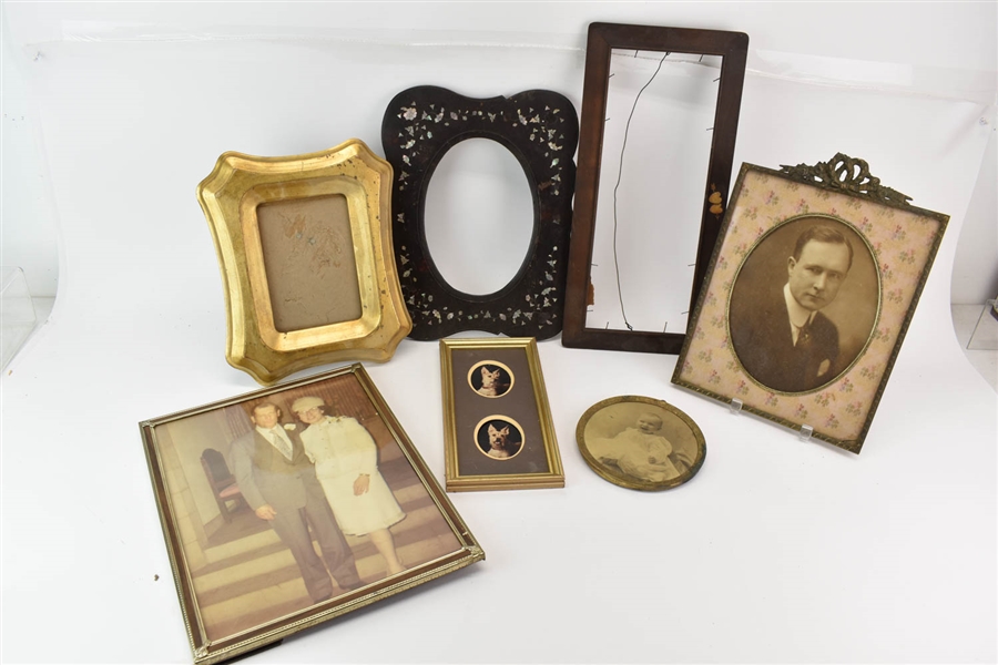 Assorted Group of Vintage Picture Frames