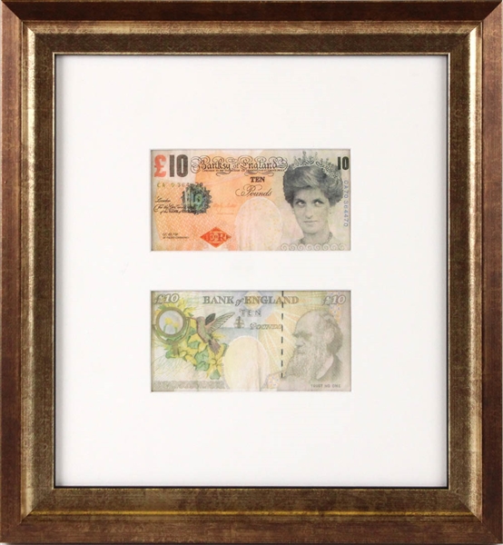 Two Banksy Di-Faced Tenners