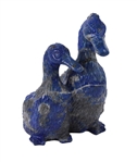 Chinese Carved Lapis Lazuli Ducks