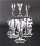Group of Colorless Stemware, European, 18th C.