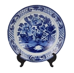 Dutch Delftware Chinoiserie Decorated Charger