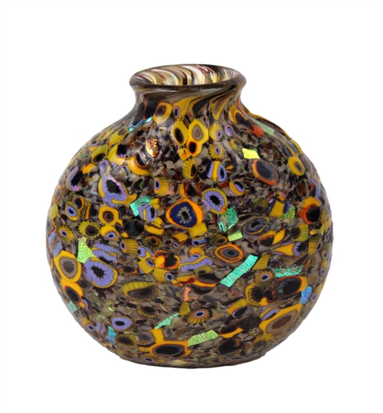 Murano Glass Millefiori Vase