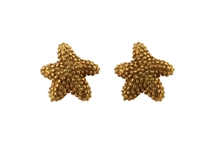 Pair of Tiffany & Co. 18K Gold Starfish Earrings