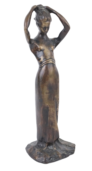 After Paolo Troubetzkoy, Bronze, Standing Woman