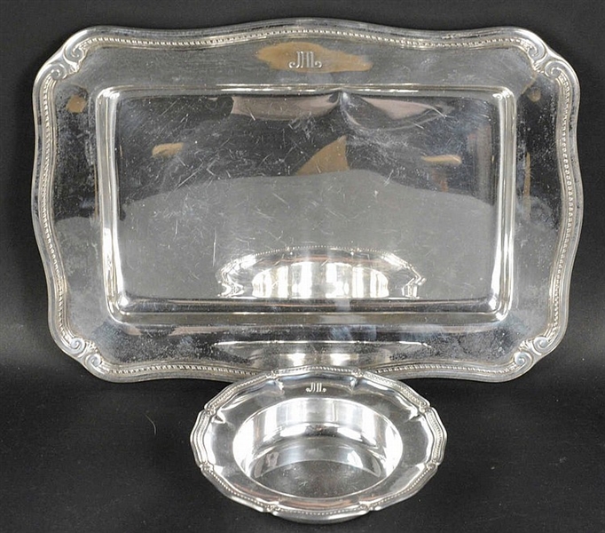 Tiffany & Co Makers Sterling Silver Tray