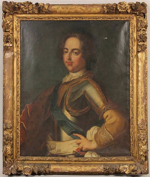 Oil on Canvas, Portrait of French Nobleman