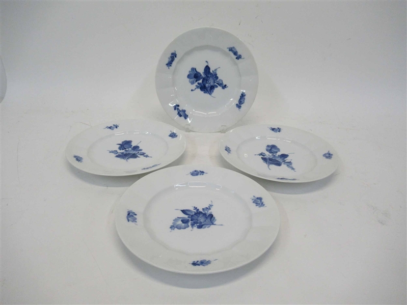 4 Royal Copenhagen Denmark Dinner Plates