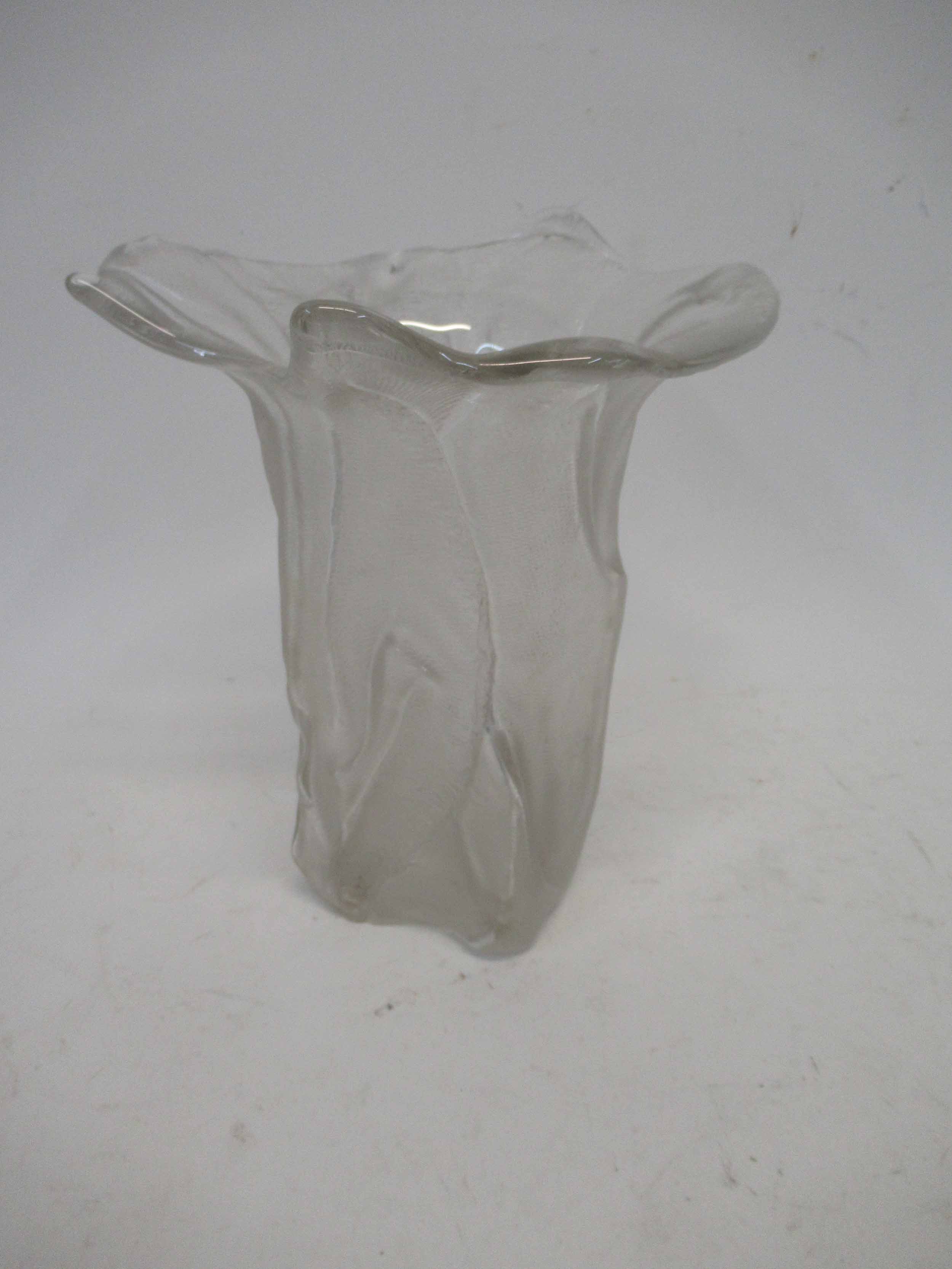 Lot Detail Rosenthal Glass Modern Vase