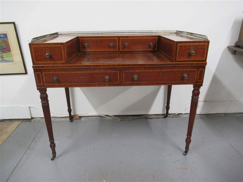 Edwardian Mahogany Writing Desk