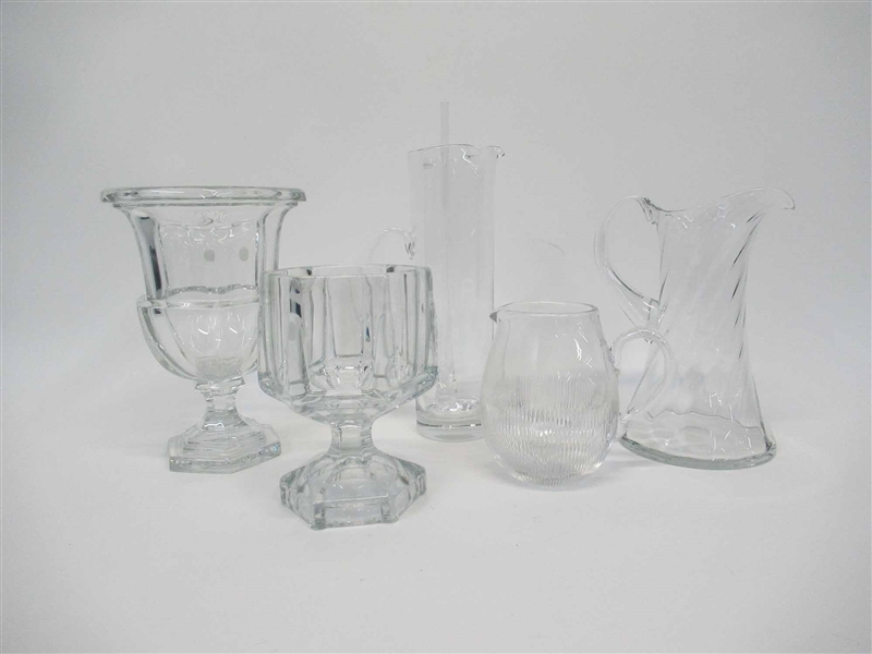 Lead Crystal Urn Form Vase