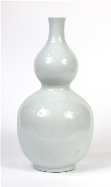 Chinese Blanc de Chine Double Gourd Vase