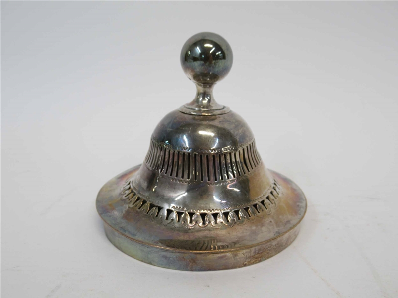 Sterling Silver Wooden Handles Bell