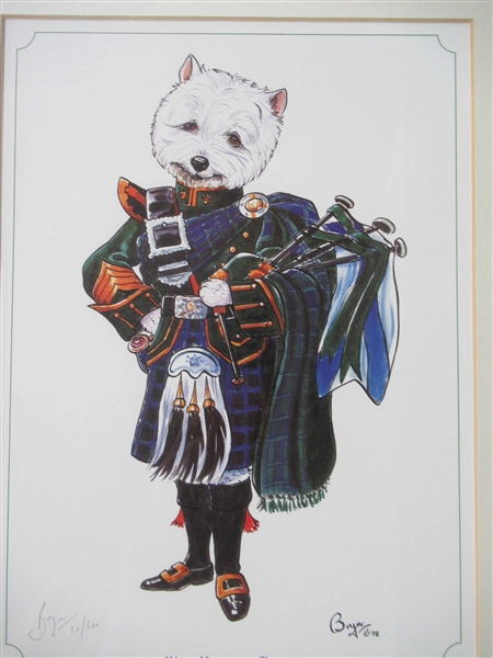 West Highland Terrier by Bryn Print