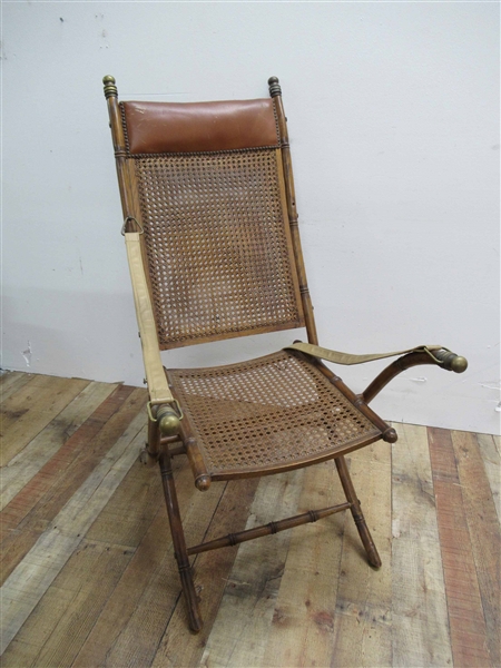 Modern Rattan Folding Chair