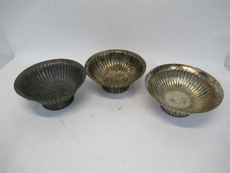 Three Contemporary Copper Bowls