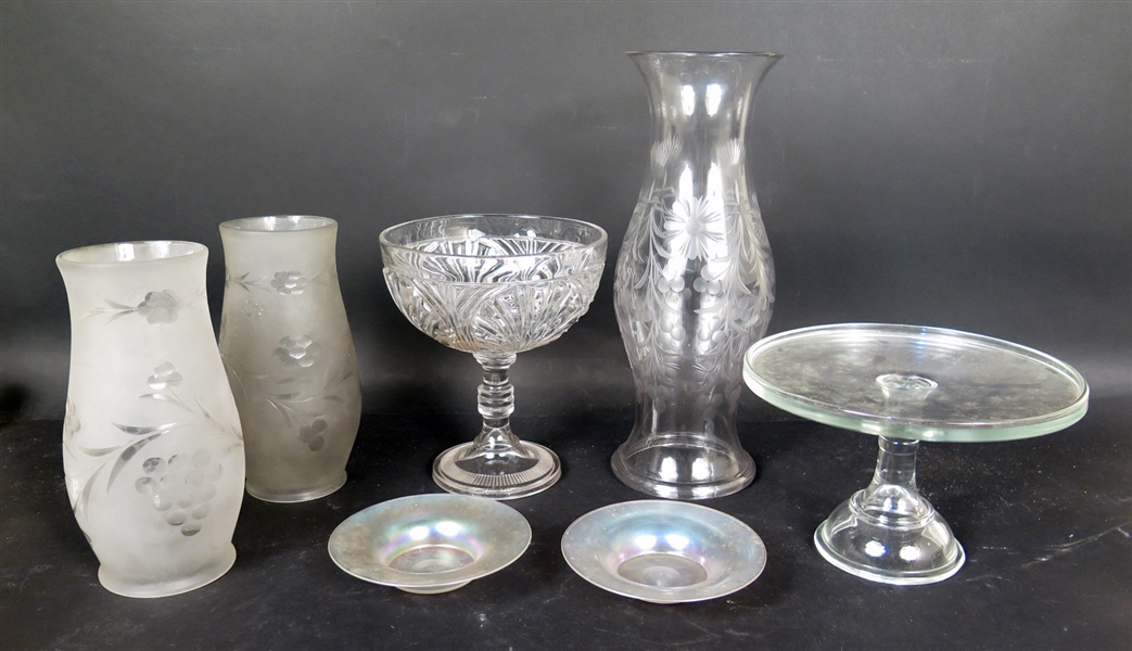 Group of Glass Articles