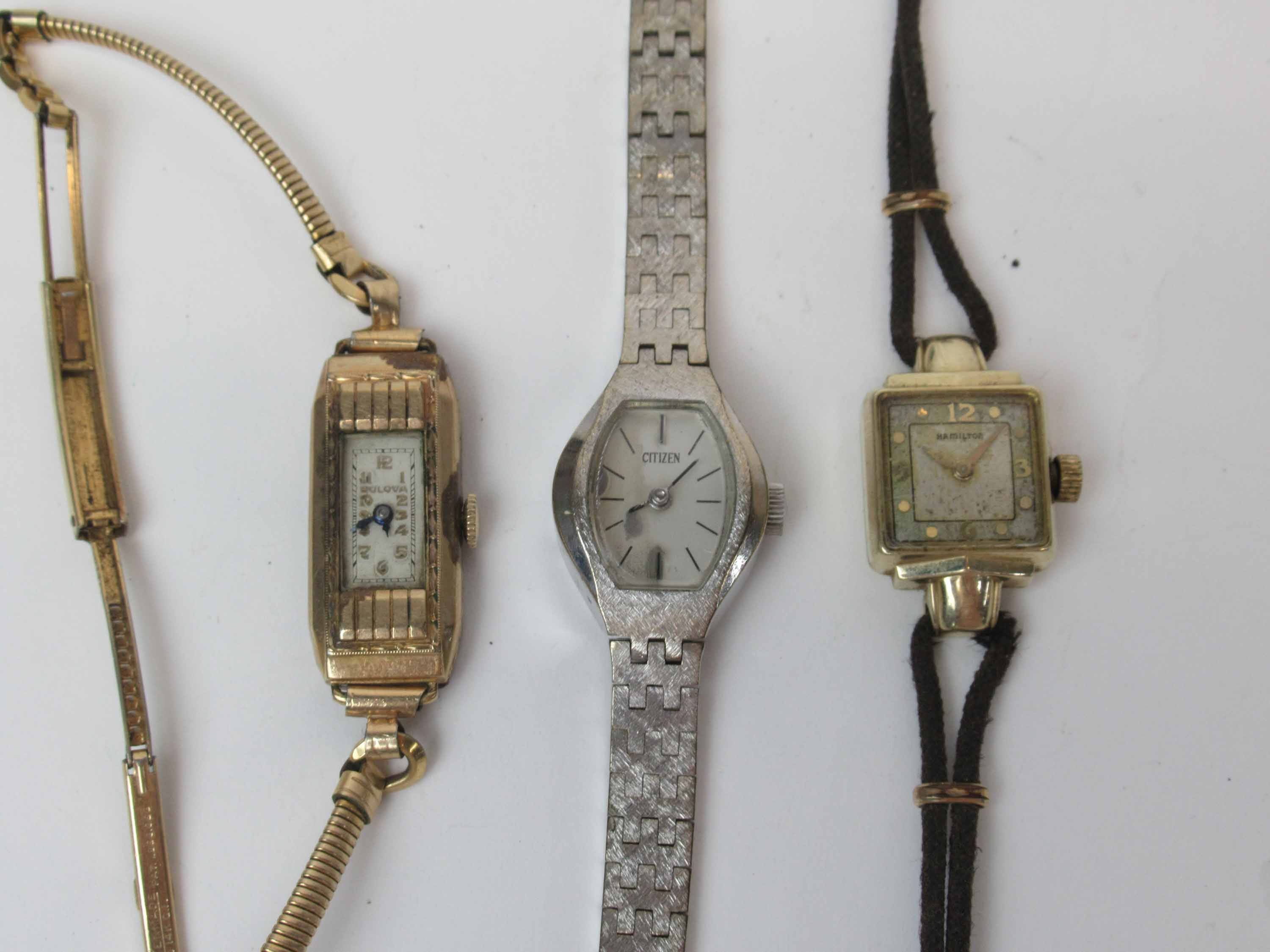 Lot Detail - Vintage Hamilton Ladies Wrist Watch