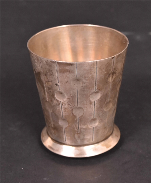 French Silver Tapered Cylindrical Cup