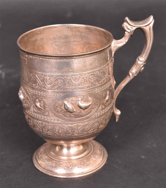 Victorian Scottish Silver Handled Cup