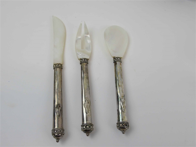 Sterling Silver Cheese Set