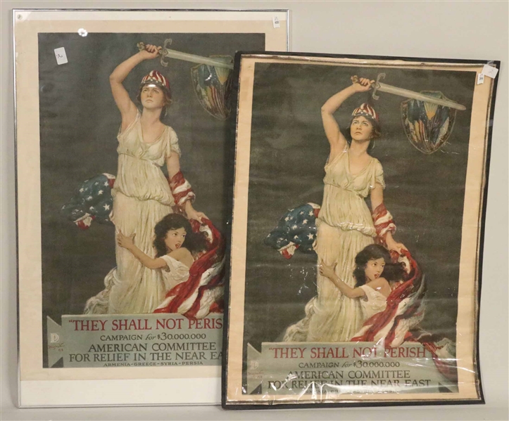 Two WWI "They Shall Not Perish" Posters