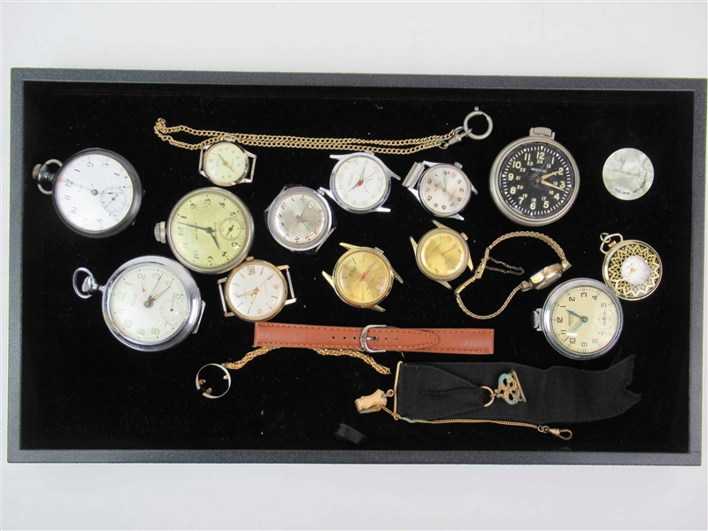 Group of Assorted Time Pieces