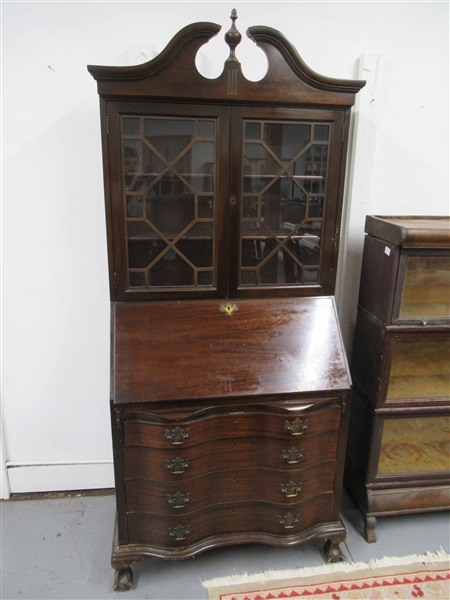 John Wanamaker Mahogany Secretary Bookcase 