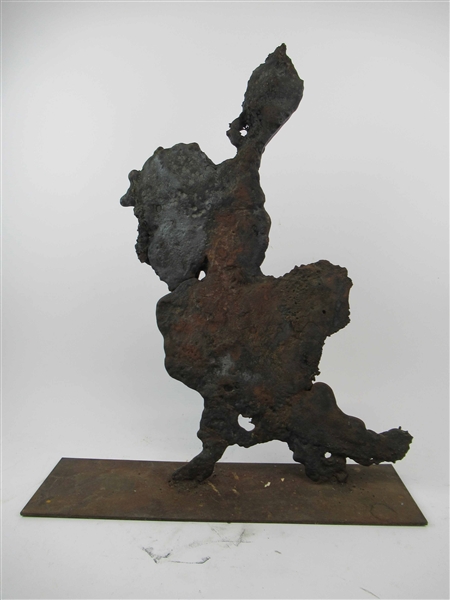 Contemporary Modern Slag Metalwork Sculpture