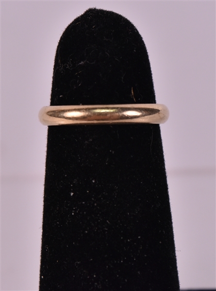 14k Yellow Gold Wedding Band